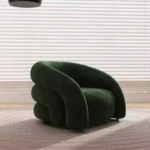 arm chair green color