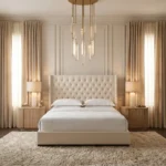 king bed with mattress
