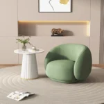 single sofa chair green color