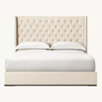 bed with mattress