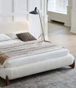 Platform bed with pillow top mattress
