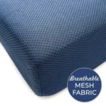 3D Mesh 4 Folded Memory Foam Sofa Bed Mattress for Rest 4 Folding Sofa Mattress - Queen 78x58x4.5 Inch - Image 6