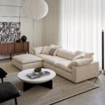 Modern Luxury Linen 3-Seater Modular L-Shape Cloud Sofa for Living Room, Apartment & Villa - Italian Design, Eco-Friendly & Durable Sectional Couch - Image 2