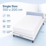 Medical Orthopedic Mattress for Back Pain Relief & Spinal Support - Pressure Relieving High-Density Foam Bed - Breathable & Hypoallergenic - Image 2