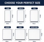 Premium Hybrid Mattress with Breathable Cover, Medium Firmness, Pocket Spring & Foam for Pressure Relief, Motion Isolation, Edge Support - Image 2