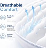 Medical Orthopedic Mattress for Back Pain Relief & Spinal Support - Pressure Relieving High-Density Foam Bed - Breathable & Hypoallergenic - Image 3
