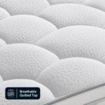 Euro Heaven Hybrid Mattress (Twin (100x200cm)) | Medium Firm Euro Top with Cooling Memory Gel, Natural Latex & Pocket Springs for Back Pain Relief and Motion Isolation - Image 2