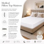Medical Pillow Top Mattress: Orthopedic Support, Pressure Relief and Breathable Material - Image 3