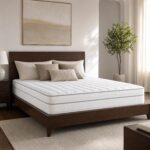 Euro Heaven Hybrid Mattress (Twin (100x200cm)) | Medium Firm Euro Top with Cooling Memory Gel, Natural Latex & Pocket Springs for Back Pain Relief and Motion Isolation