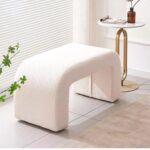 Modern Lamb Velvet Bench, Multi-functional Shoe Changing Stool, Bed End Ottoman, Living Room Sofa Bench, Entryway Seating, Plush Upholstered Bench for Apartment & Home - Image 2